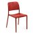 Nardi Step Table with Set of 2 Bistrot Chairs - Red