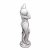 Solstice Sculptures Elizabeth Urn Girl 84cm - White Stone Effect