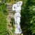 Solstice Sculptures Elizabeth Urn Girl 84cm - White Stone Effect