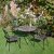 Exclusive Garden Granada 91cm Patio Table with 4 Malaga Chairs