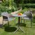 Nardi Step Table with Set of 2 Net Chairs - Turtle Dove