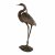Solstice Sculptures Heron 104cm in Dark Verdigris