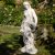Solstice Sculptures Olivia Urn Girl 79cm in White Stone Effect