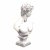 Solstice Sculptures David Bust 59cm in White Stone Effect