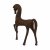 Elur Carved Wood Effect Contemporary Horse 31cm