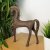 Elur Carved Wood Effect Contemporary Horse 31cm