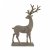 Elur Carved Wood Effect Deer 46cm