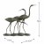 Solstice Sculptures Egrets 58cm - Dark Verdigris
