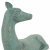 Solstice Sculptures Deer Lying Large 36cm in Gold Verdigris