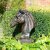 Solstice Sculptures Horse Head 41cm in Dark Verdigris