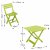 Trabella Brescia Folding Table & Chairs Set - Lime