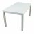 Trabella Roma Rectangular Table with 4 Roma Bench Seats - White