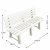 Trabella Brindisi Bench - White