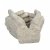 Solstice Sculptures Cupped Hands Planter 19cm -Wthrd Lt StoneEff