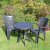 Trabella Tivoli Bistro Table with 2 Parma Chairs -Anthracite