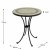 Exclusive Garden Henley 60cm Bistro Table with 2 Milan Chairs
