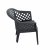 Trabella Savona Chairs (Set of 2) - Anthracite