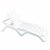 Trabella Scirocco Lounger - White