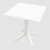Trabella Ponente Dining Table with 4 Ghibli Chairs - White