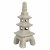 Solstice Sculptures Pagoda Stack 79cm -Weathered Lt Stone Effect