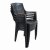 Trabella Parma Stacking Chairs (Set of 4) - Anthracite