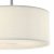 Dar Zaragoza 3 Light Pendant Cream 60cm