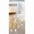 Premier Decorations MicroBrights Battery Operated Multi-Action Lights with Timer 200 LED on Silver Wire - Warm White