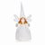 Premier Decorations White Lace Angel Tree Topper 35cm