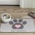 Pet Rebellion Dinner Mate Large Absorbent Food Mat 40 x 60cm - Pink Heart