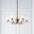 Endon Columbia brass 6lt Pendant