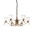Endon Columbia brass 6lt Pendant