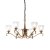 Endon Columbia brass 6lt Pendant