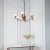 Endon Columbia brass 6lt Pendant