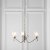 Endon Columbia nickel 3lt Pendant