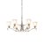 Endon Columbia nickel 6lt Pendant