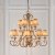 Endon Oksana antique brass 12lt Pendant