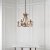 Endon Oksana antique brass 5lt Pendant