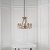 Endon Oksana antique brass 5lt Pendant