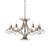 Endon Penn brushed brass 12lt Pendant