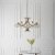 Endon Penn brushed brass 12lt Pendant