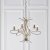 Endon Penn brushed brass 6lt Pendant