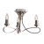 Endon Penn nickel 3lt Semi flush