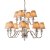 Endon Polina nickel 12lt Pendant