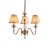 Endon Polina antique brass 3lt Pendant