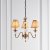 Endon Polina antique brass 3lt Pendant