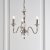 Endon Polina nickel 3lt Pendant