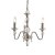 Endon Polina nickel 3lt Pendant