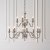 Endon Polina nickel 12lt Pendant