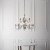 Endon Polina nickel 12lt Pendant