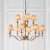 Endon Stanford antique brass 12lt Pendant